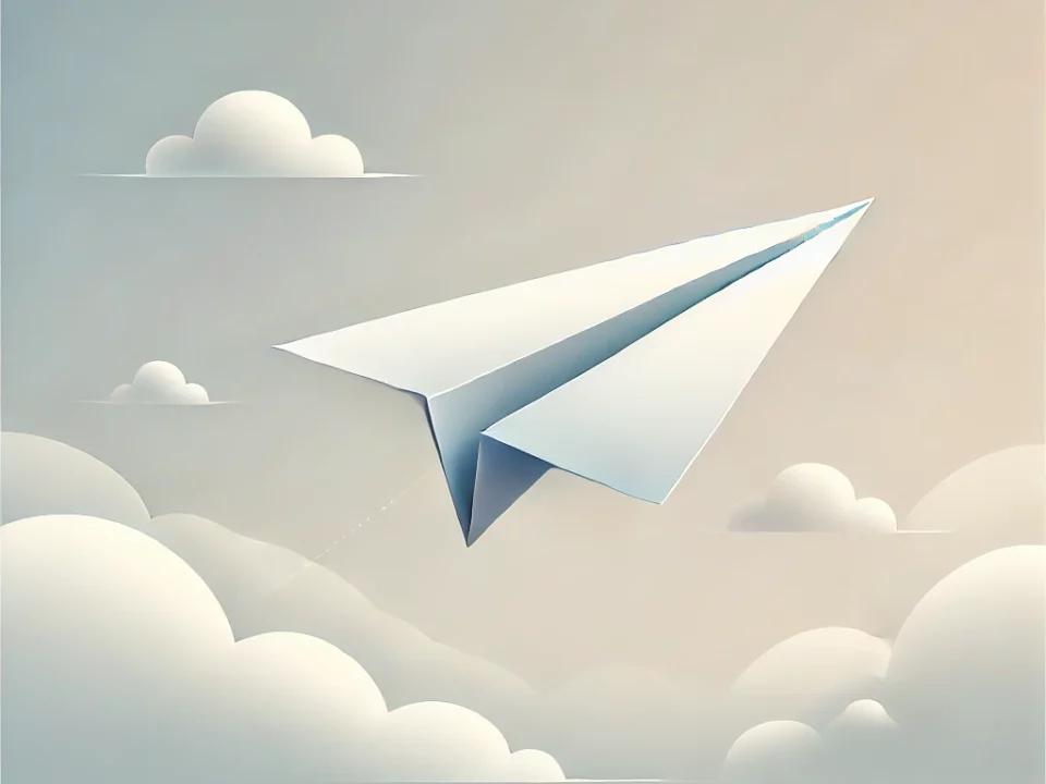 paper airplane